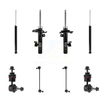 Front Rear Suspension Strut Shock & TOR sway Bar Link Kit (8Pc) For Mazda 3 KSS-107940