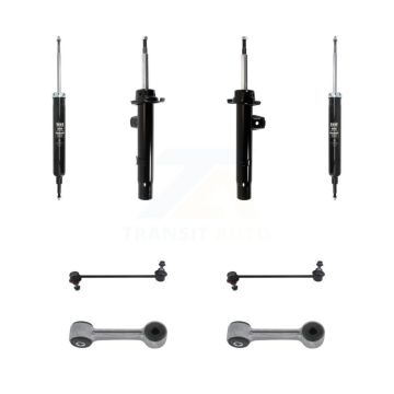 Front Rear Suspension Strut Shock & TOR sway Bar Link Kit (8Pc) For BMW 330Ci KSS-107942