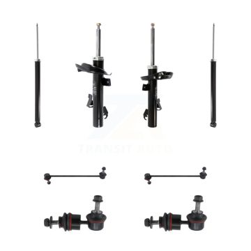 Front Rear Suspension Strut Shock & TOR Bar Link Kit (8Pc) For Volvo S40 C30 V50 KSS-107944