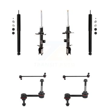 Front Rear Strut Shock & TOR sway Bar Link Kit (8Pc) For Ford Escape Mazda Tribute KSS-107946