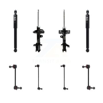 Front Rear Suspension Strut Shock & TOR Bar Link Kit (8Pc) For 2007-2012 Acura RDX KSS-107947