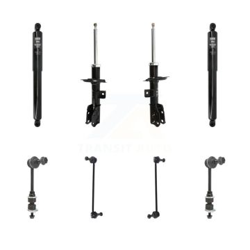 Front Rear Strut Shock & TQ Bar Link Kit (8Pc) For Chevrolet Equinox GMC Terrain KSS-107953
