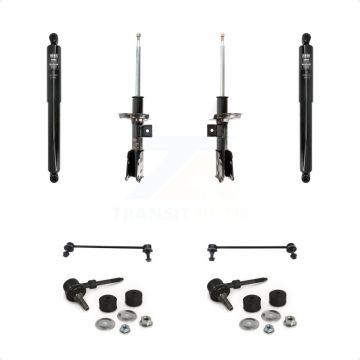 Front Rear Strut Shock & TQ Bar Link Kit (8Pc) For Chevrolet Equinox Pontiac Torrent KSS-107954