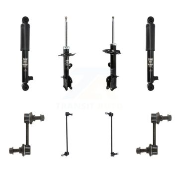 Front Rear Strut Shock & TQ sway Bar Link Kit (8Pc) For Hyundai Santa Fe Kia Sorento KSS-107955