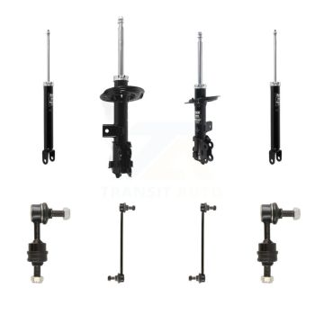 Front Rear Strut Shock & TQ sway Bar Link Kit (8Pc) For Hyundai Sonata Kia Optima KSS-107959