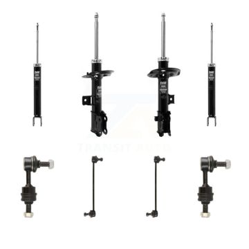 Front Rear Strut Shock & TQ sway Bar Link Kit (8Pc) For Hyundai Tucson Kia Sportage KSS-107963
