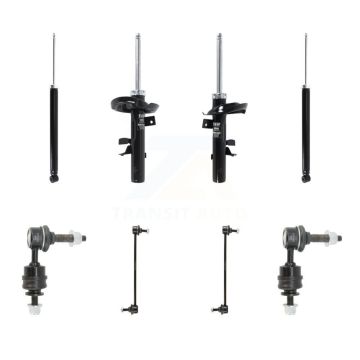 Front Rear Suspension Strut Shock & TQ sway Bar Link Kit (8Pc) For Ford C-Max KSS-107967