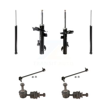 Front Rear Suspension Strut Shock & TQ sway Bar Link Kit (8Pc) For Volvo S40 C30 V50 KSS-107973