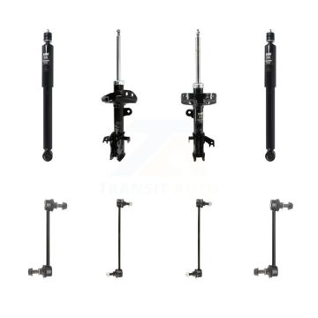 Front Rear Suspension Strut Shock & TQ Bar Link Kit (8Pc) For 2007-2012 Acura RDX KSS-107976