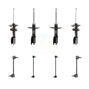 Front Rear Strut & TQ Bar Link Kit For 08-09 Buick Allure 5.3L With 16" Factory Wheels KSS-108173