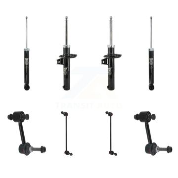 Front Rear Strut Shock & TOR Bar Link Kit For Volkswagen Jetta Golf Rabbit Passat CC KSS-108180