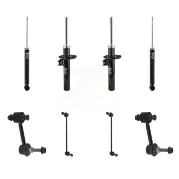 Front Rear Suspension Strut Shock & TOR Bar Link Kit For Volkswagen Tiguan Limited KSS-108183