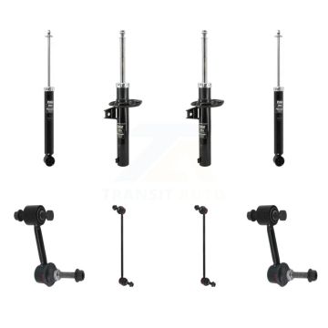 Front Rear Suspension Strut Shock & TOR sway Bar Link Kit For Volkswagen Jetta KSS-108184