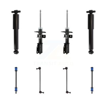 Front Rear Strut Shock & TOR Bar Link Kit For GMC Acadia Buick Enclave Chevrolet KSS-108191