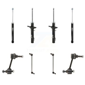 Front Rear Strut Shock & TQ sway Bar Link Kit For Volkswagen Jetta Generation IV KSS-108201