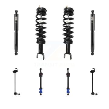 Front Rear Complete Strut Shock & TOR Bar Link Kit For 20-22 Ram 1500 Classic 4WD KSS-108267