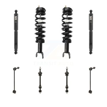 Front Rear Complete Strut Shock & TQ Bar Link Kit For 2020-2022 Ram 1500 Classic 4WD KSS-108270