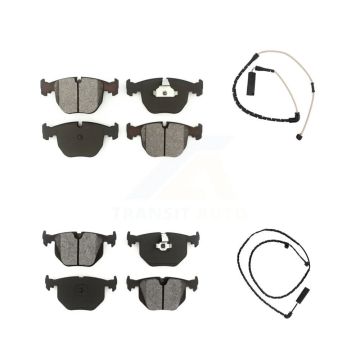 Front Rear Semi-Metallic Disc Brake Pads And Wear Sensors Kit For Land Rover Range KSW-100045