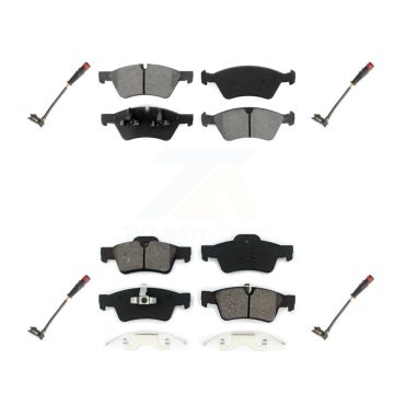 Front Rear Semi-Metallic Brake Pad Wear Sensor Kit For Mercedes-Benz ML350 R350 GL450 G55 KSW-100155