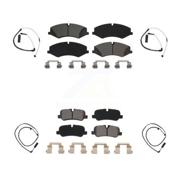Front Rear Semi-Metallic Disc Brake Pads And Wear Sensors Kit For Land Rover Range KSW-100188
