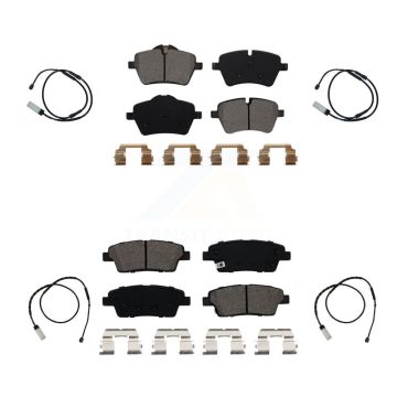 Front Rear Semi-Metallic Brake Pad And Wear Sensor Kit For Mini Cooper Countryman Paceman KSW-100198