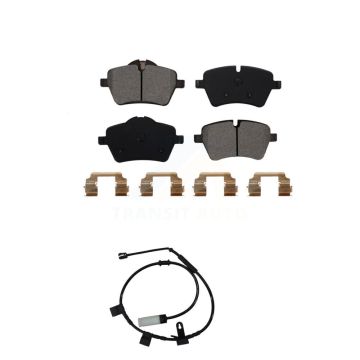 Front Semi-Metallic Disc Brake Pads And Wear Sensors Kit For Mini Cooper KSW-100293