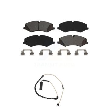 Front Semi-Metallic Disc Brake Pads And Wear Sensors Kit For Land Rover Range KSW-100299