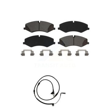 Front Semi-Metallic Brake Pad Wear Sensor Kit For Land Rover Range Sport with 360mm Rotor KSW-100300