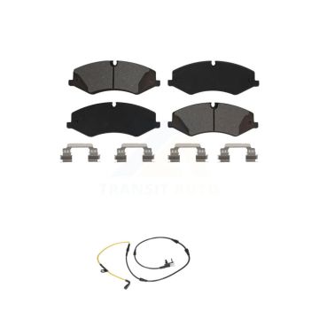 Front Semi-Metallic Disc Brake Pad & Wear Sensor Kit For Land Rover Range Sport Discovery KSW-100301