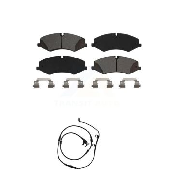 Front Semi-Metallic Disc Brake Pads And Wear Sensors Kit For Land Rover Range Sport KSW-100302