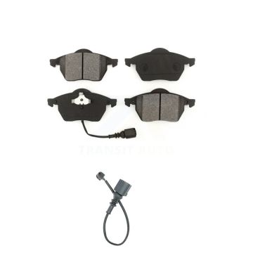 Front Semi-Metallic Disc Brake Pads And Extra Wear Sensors Kit For Audi TT Quattro KSW-100304