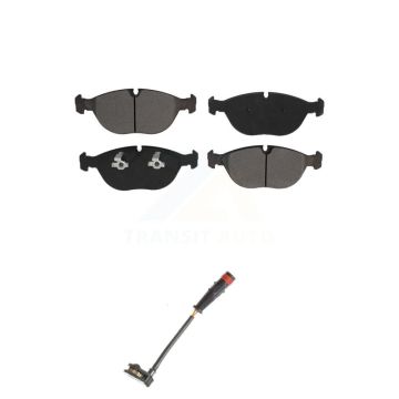 Front Semi-Metallic Disc Brake Pads And Wear Sensors Kit For Mercedes-Benz S500 S430 KSW-100305