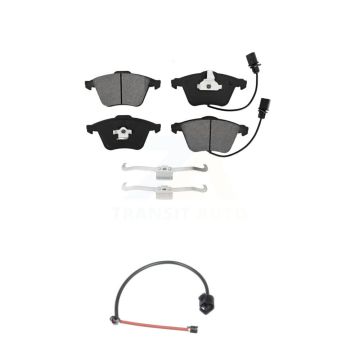 Front Semi-Metallic Brake Pads & Extra Wear Sensor Kit For 2012-2013 Audi TT Quattro 2.0L KSW-100315