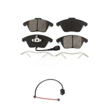 Front Semi-Metallic Brake Pads & Extra Wear Sensor Kit For 2012-2013 Audi TT Quattro 2.0L KSW-100316