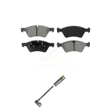 Front Semi-Metallic Brake Pad Wear Sensor Kit For Mercedes-Benz E550 4Matic with AWD 5.5L KSW-100328