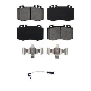 Front Semi-Metallic Disc Brake Pads And Wear Sensors Kit For Mercedes-Benz ML500 ML55 AMG KSW-100335