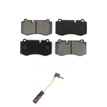 Front Semi-Metallic Disc Brake Pad And Wear Sensor Kit For Mercedes-Benz SL550 S350 CL550 KSW-100336