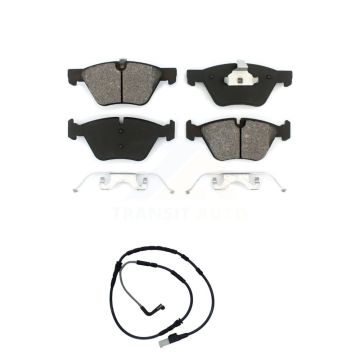 Front Semi-Metallic Disc Brake Pads And Wear Sensors Kit For BMW Z4 KSW-100348