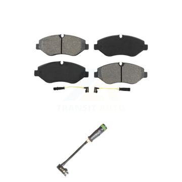 Front Semi-Metallic Brake Pad Extra Wear Sensor Kit For Mercedes-Benz Sprinter 2500 Dodge KSW-100351