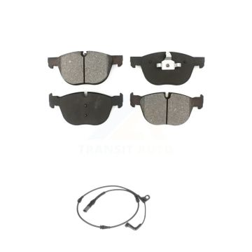 Front Semi-Metallic Disc Brake Pads And Wear Sensors Kit For BMW X5 X6 KSW-100355