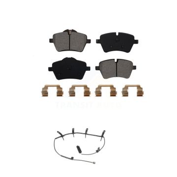 Front Semi-Metallic Disc Brake Pads And Wear Sensors Kit For Mini Cooper KSW-100357
