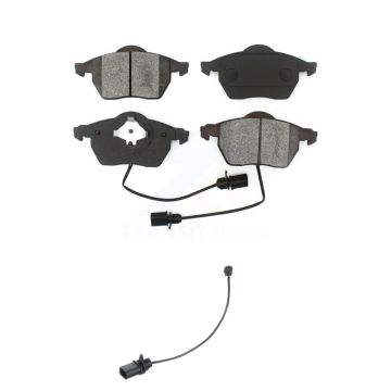 Front Semi-Metallic Disc Brake Pads And Extra Wear Sensors Kit For Volkswagen Passat KSW-100372