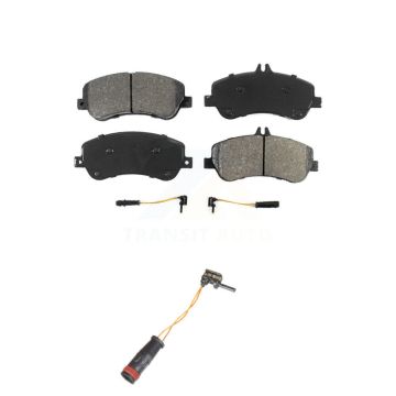 Front Semi-Metallic Disc Brake Pads Extra Wear Sensor Kit For Mercedes-Benz GLK350 GLK250 KSW-100378