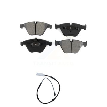 Front Semi-Metallic Disc Brake Pads And Wear Sensors Kit For BMW X1 KSW-100384