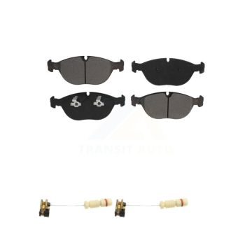 Front Semi-Metallic Brake Pads Wear Sensor Kit For Mercedes-Benz E430 SLK32 AMG E55 CLK55 KSW-100390