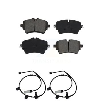 Front Semi-Metallic Disc Brake Pads And Wear Sensors Kit For 2015 Mini Cooper 1.6L KSW-100397
