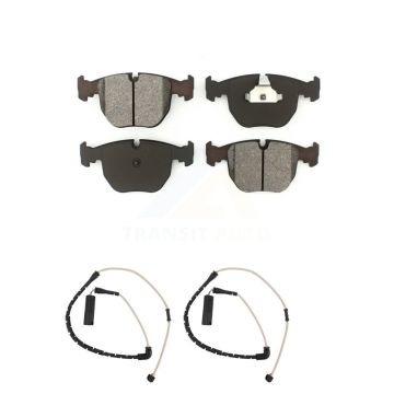 Front Semi-Metallic Disc Brake Pads And Wear Sensors Kit For Land Rover Range KSW-100402