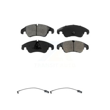 Front Semi-Metallic Brake Pads Wear Sensor Kit For Audi Q5 A4 Quattro A5 S4 S5 allroad A6 KSW-100407