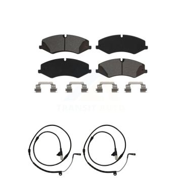 Front Semi-Metallic Brake Pad Wear Sensor Kit For Land Rover Range Sport with 360mm Rotor KSW-100415