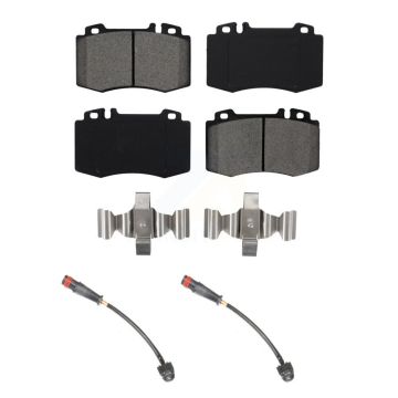 Front Semi-Metallic Disc Brake Pads And Wear Sensor Kit For Mercedes-Benz SL500 SLK55 AMG KSW-100421